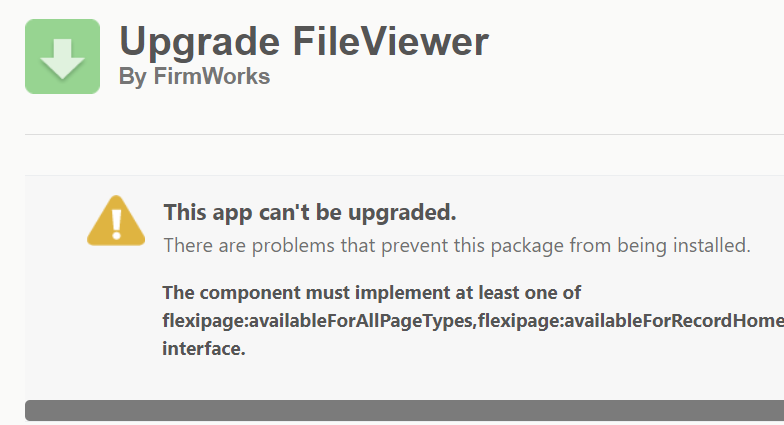 FirmWorks Files 11 Upgrade Issue