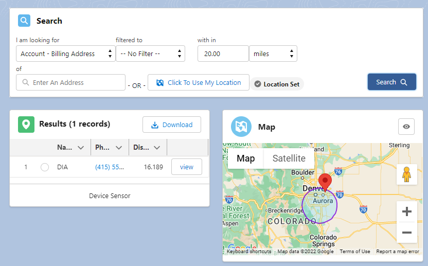 Entity Locator Component