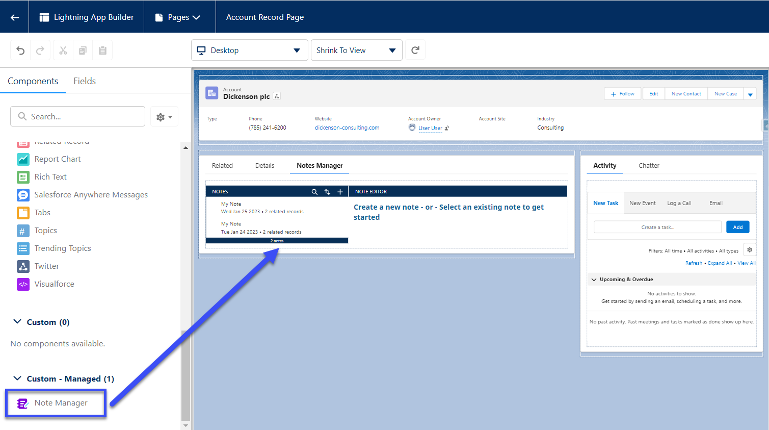 Quick Start Component Setup PL